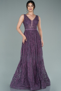 Lavendel Abendkleid Lang ABU2258