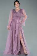 Lavendel Abendkleid Lang ABU1973