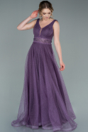 Abendkleid Lang Lavendel ABU2391