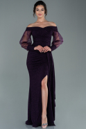Violette Abendkleid Lang ABU2218