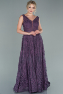 Abendkleid Lang Lavendel ABU2480