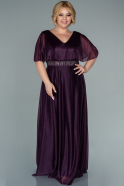 Kleider in Großen Größen Lang Violette ABU2499