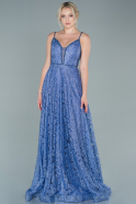 Abendkleid Lang Indigo ABU2551