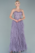 Abendkleid Lang Lavendel ABU2552