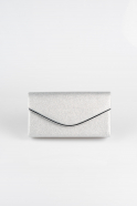 Briefumschlag-Tasche Silber SH810