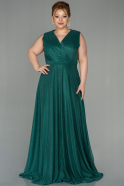 Kleider In Großen Größen Lang Smaragdgrün ABU1762
