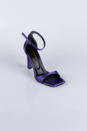 Party-Schuhe Satin Violette AB700