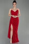 Kurzes Abendkleid Rot T2037