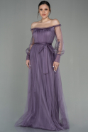 Abendkleid Lang Lavendel ABU2980