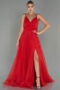Abendkleid Lang Rot ABU3070