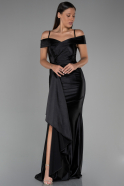 Abschlusskleid Lang Schwarz ABU3240