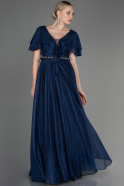 Abendkleid Lang Marineblau ABU3313