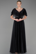 Abendkleid Lang Schwarz ABU3313