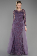 Abendkleid Lang Lavendel ABU2237