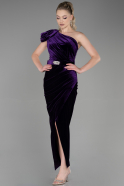 Abendkleid Lang Samt Violette ABU3350