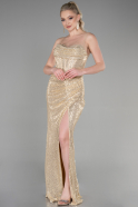 Abendkleid Lang Gold ABU3630