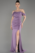 Lavendel Abendkleid Lang ABU3633