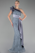 Abendkleid Lang Grau ABU4059