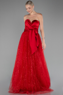 Abendkleid Lang Rot ABU4069