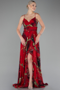 Abendkleid Lang Rot ABU4070