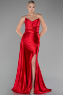 Abschlusskleid Lang Rot ABU4072