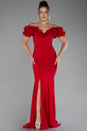 Abendkleid Lang Rot ABU4080