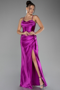 Violett Abschlusskleid Lang ABU3247