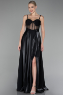 Abendkleid Lang Schwarz ABU4112