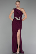 Abendkleid Lang Kirschrot ABU4116