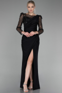 Abendkleid Lang Schwarz ABU4117