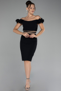 Partykleid Kurz Schwarz ABK2120