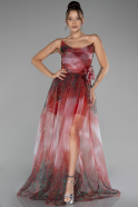 Abendkleid Lang Rot ABU4150