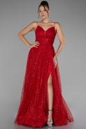 Abendkleid Lang Rot ABU4152