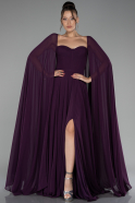 Standesamtkleid Lang Chiffon Violette ABU4158