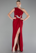 Rot Abendkleid Lang ABU4116