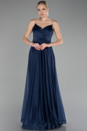 Abendkleid Lang Marineblau ABU4183