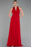 Abschlusskleid Lang Rot ABU4188