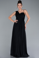 Abendkleid Lang Schwarz ABU4190