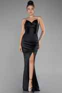 Abschlusskleid Lang Schwarz ABU4210