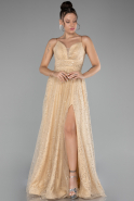 Gold Abendkleid Lang ABU4152