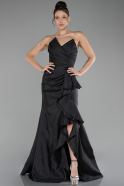 Abschlusskleid Lang Schwarz ABU4247