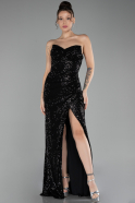 Abendkleid Lang Schwarz ABU4240