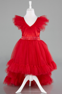 Abendkleid für Kinder Lang Rot ABU4239