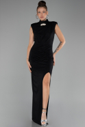 Abendkleid Lang Schwarz ABU4273