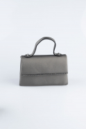 Abendtasche Satin Platin KC408