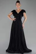 Abendkleid Lang Schwarz ABU4301