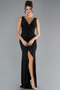 Abendkleid Lang Schwarz ABU4323