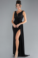 Abendkleid Lang Schwarz ABU4331