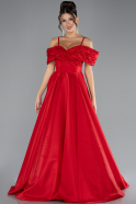 Abendkleid Lang Rot ABU4334