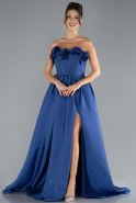 Standesamtkleid Lang Marineblau ABU4337